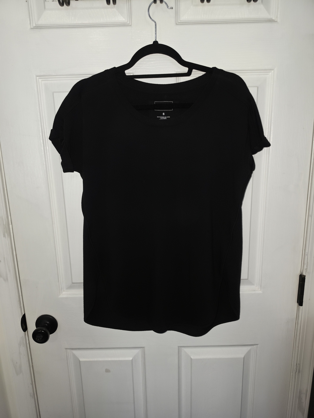 Sonoma Black Short Sleeve Tunic Top